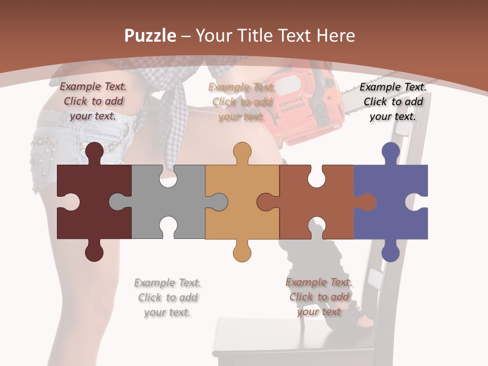 Shorts Tool Earphones PowerPoint Template