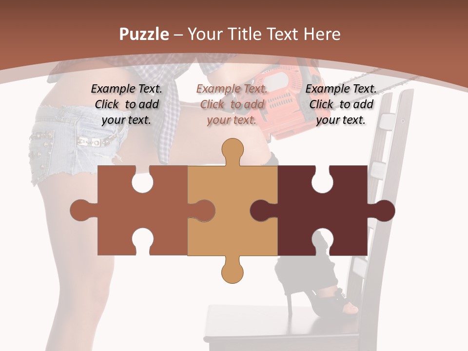 Shorts Tool Earphones PowerPoint Template