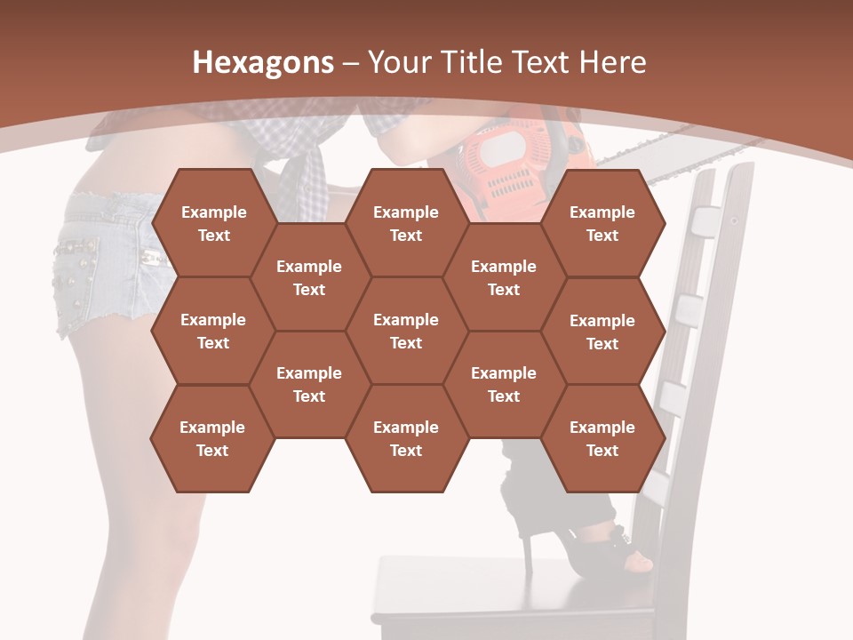 Shorts Tool Earphones PowerPoint Template