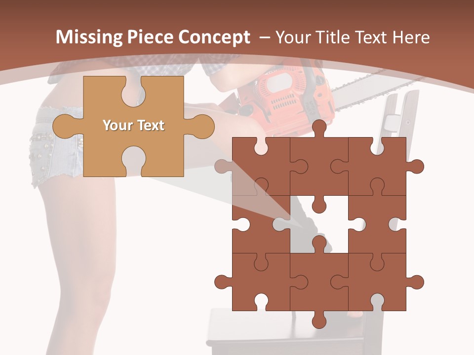 Shorts Tool Earphones PowerPoint Template