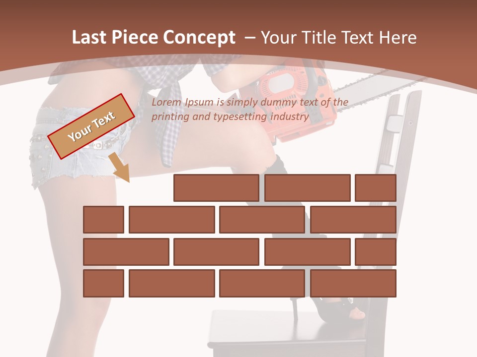 Shorts Tool Earphones PowerPoint Template