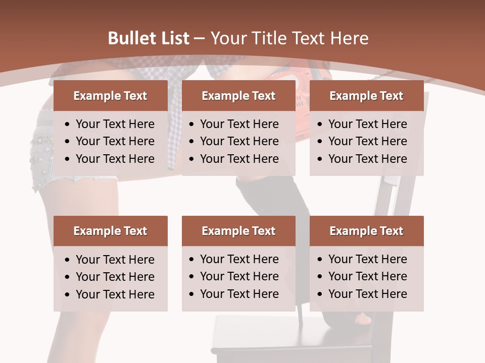Shorts Tool Earphones PowerPoint Template