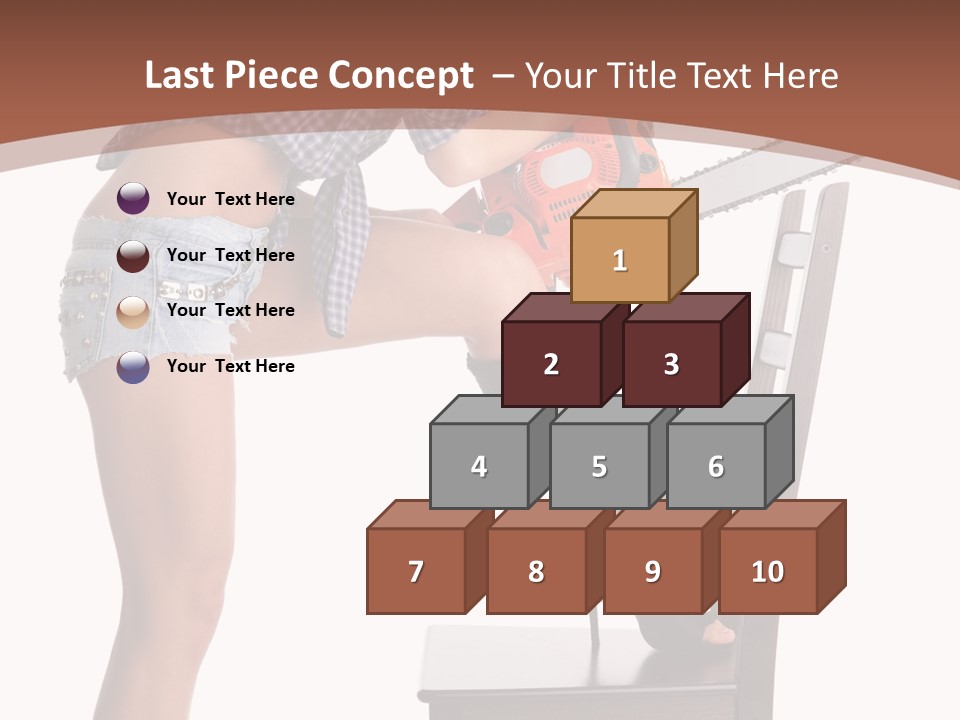 Shorts Tool Earphones PowerPoint Template