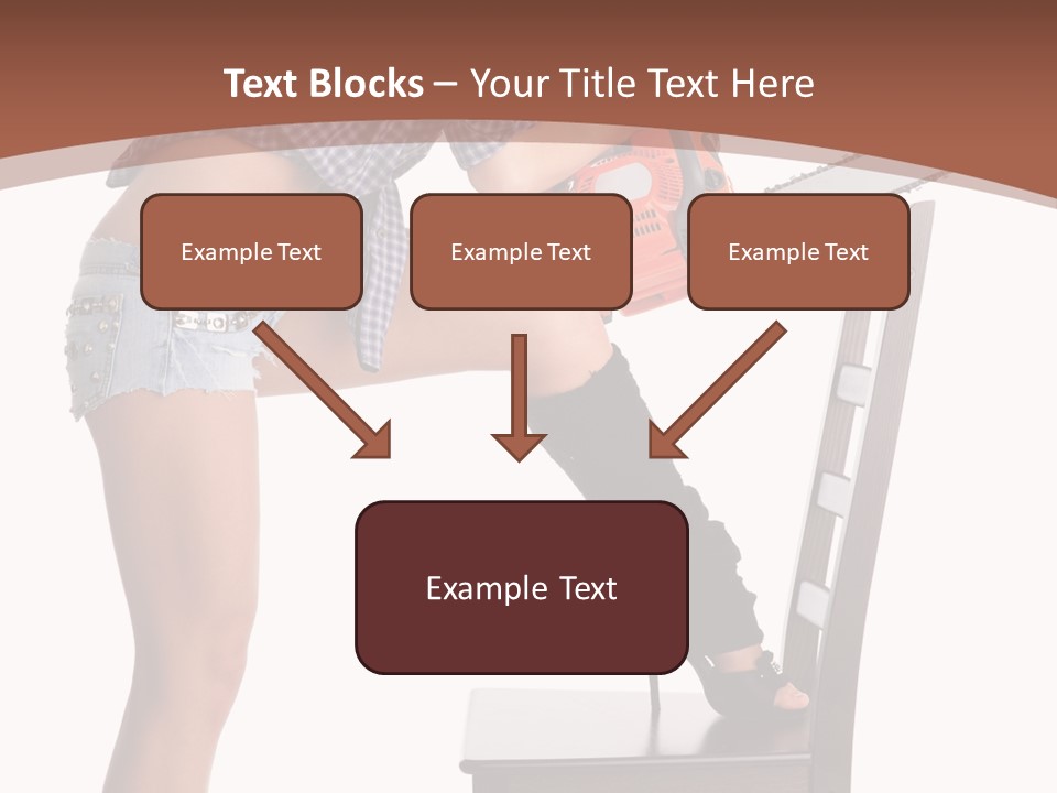 Shorts Tool Earphones PowerPoint Template