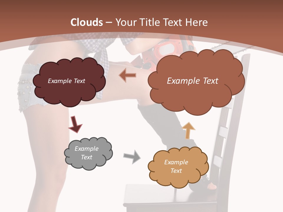 Shorts Tool Earphones PowerPoint Template