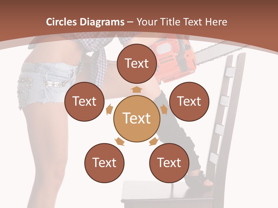 Shorts Tool Earphones PowerPoint Template