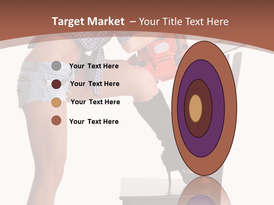 Shorts Tool Earphones PowerPoint Template