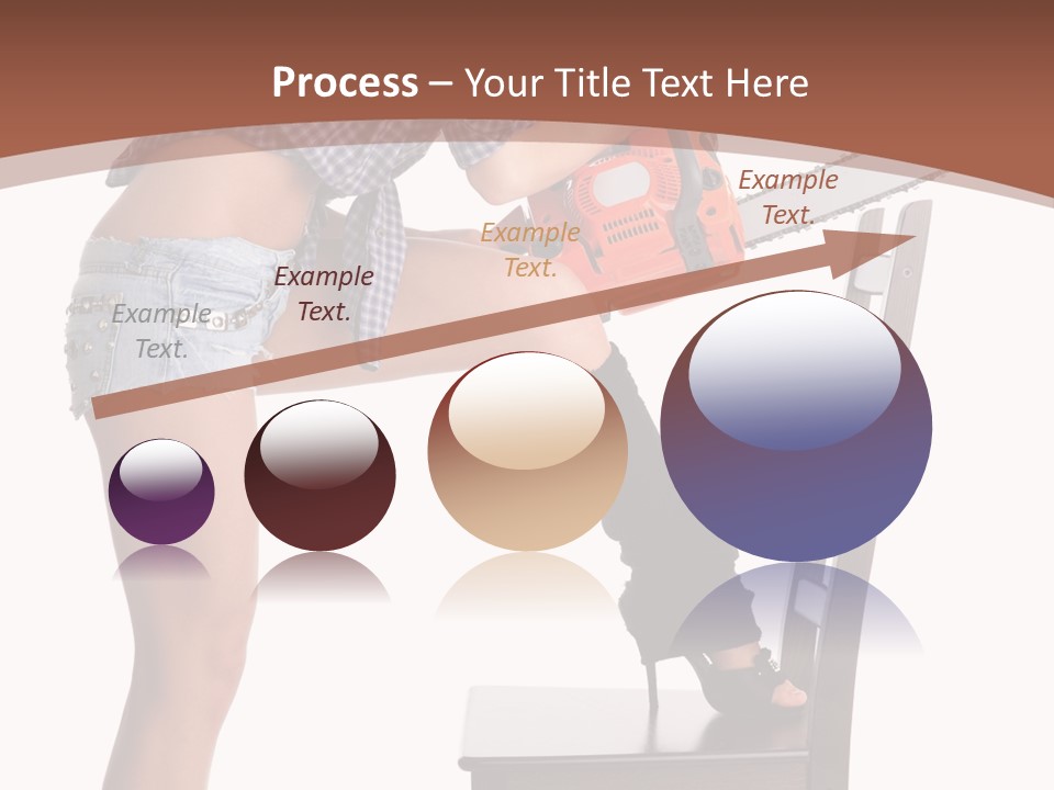 Shorts Tool Earphones PowerPoint Template