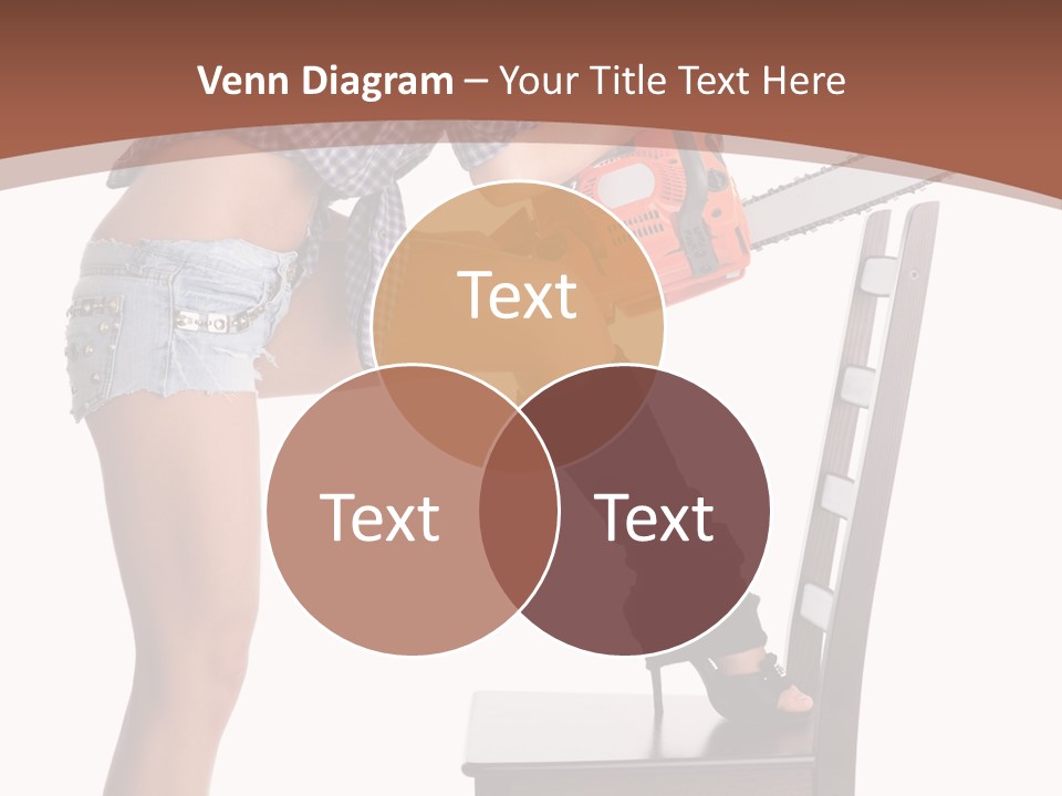 Shorts Tool Earphones PowerPoint Template