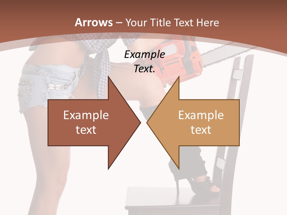 Shorts Tool Earphones PowerPoint Template