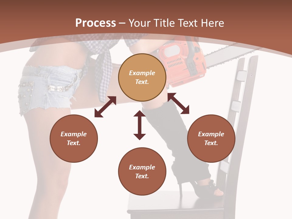 Shorts Tool Earphones PowerPoint Template