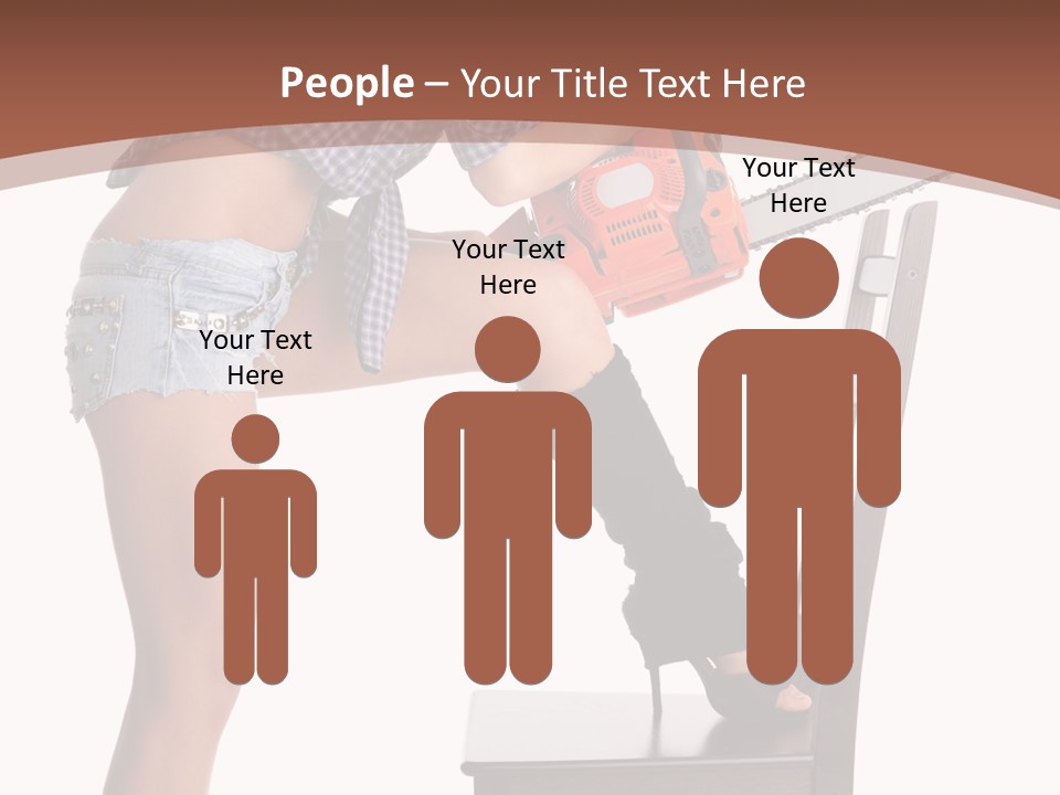 Shorts Tool Earphones PowerPoint Template