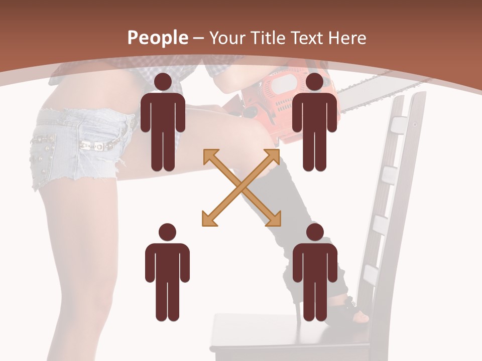 Shorts Tool Earphones PowerPoint Template