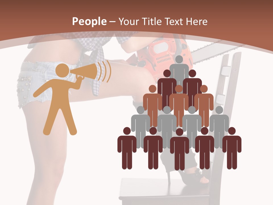 Shorts Tool Earphones PowerPoint Template