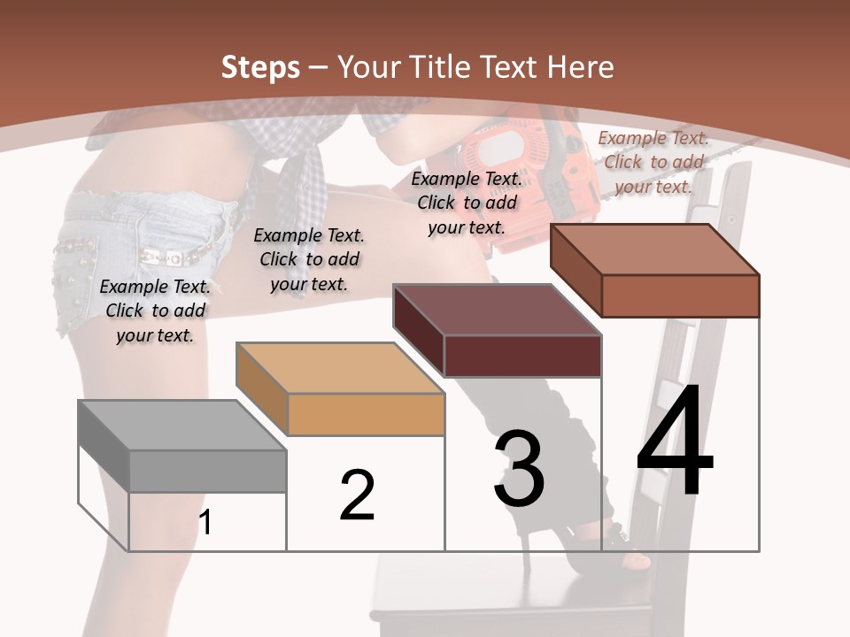 Shorts Tool Earphones PowerPoint Template