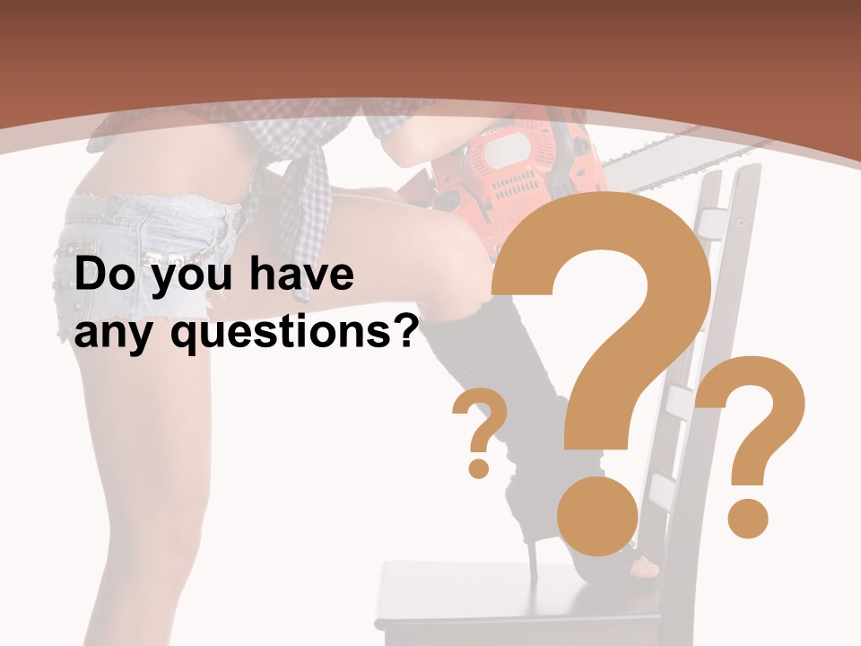 Shorts Tool Earphones PowerPoint Template