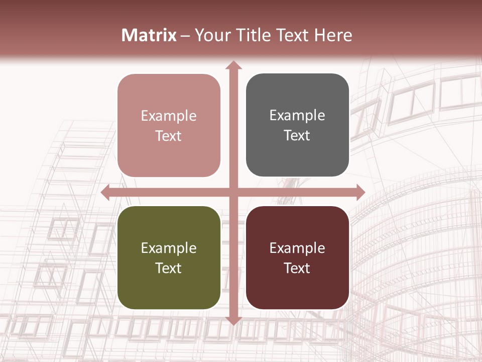 Tall Modern Construction PowerPoint Template
