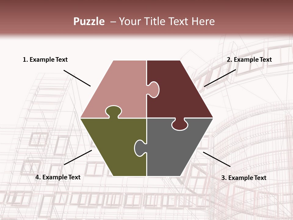 Tall Modern Construction PowerPoint Template