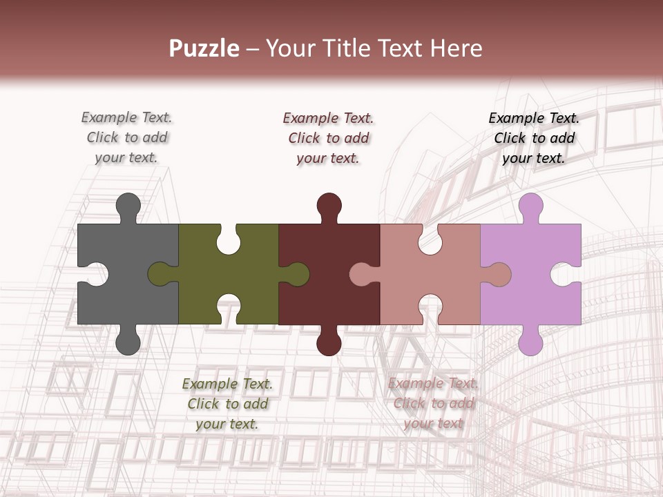 Tall Modern Construction PowerPoint Template