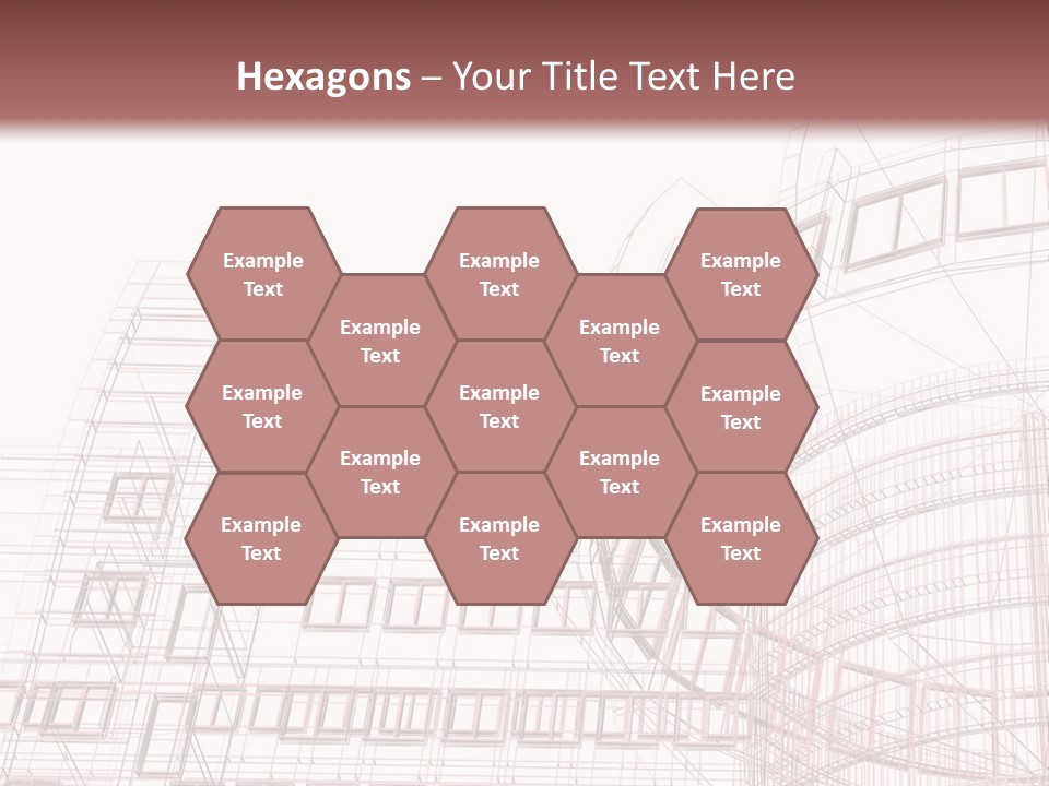 Tall Modern Construction PowerPoint Template