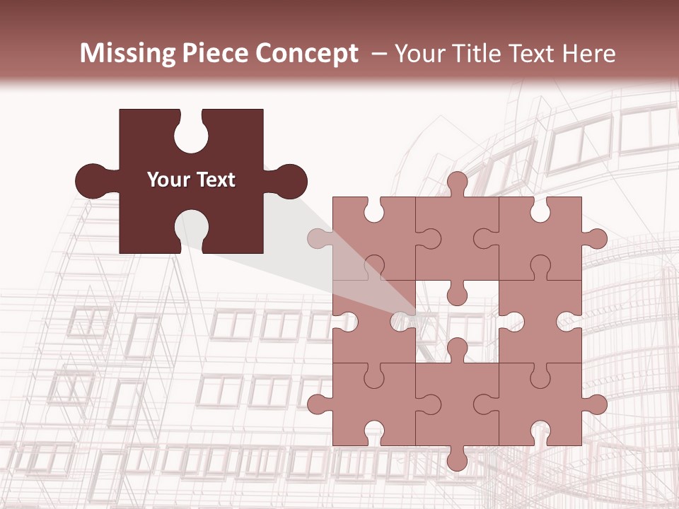 Tall Modern Construction PowerPoint Template