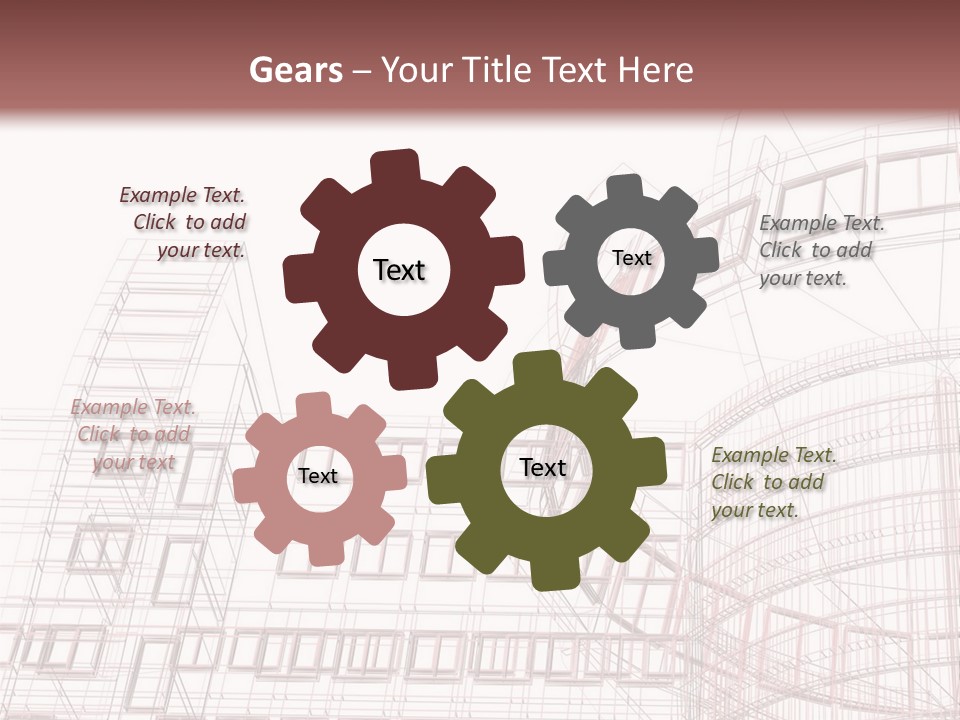 Tall Modern Construction PowerPoint Template