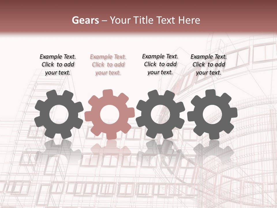 Tall Modern Construction PowerPoint Template