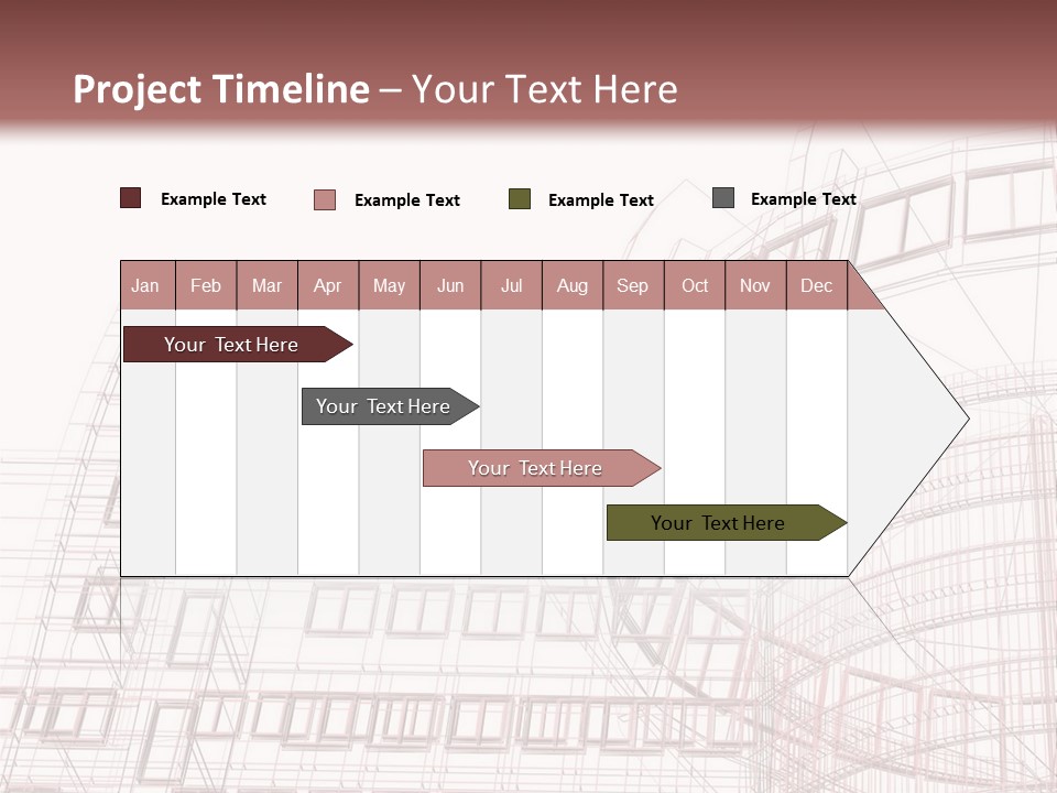 Tall Modern Construction PowerPoint Template