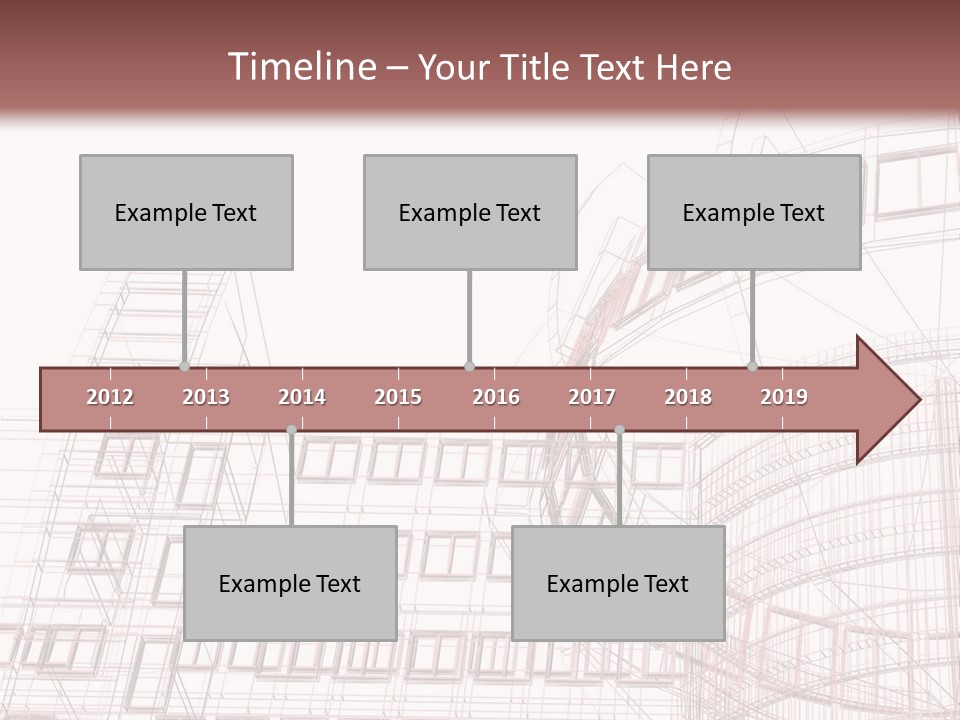 Tall Modern Construction PowerPoint Template
