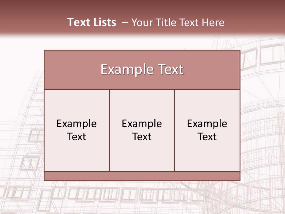 Tall Modern Construction PowerPoint Template