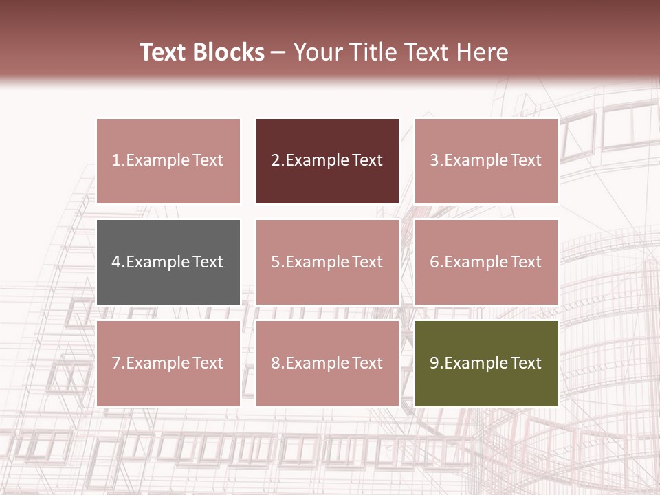 Tall Modern Construction PowerPoint Template