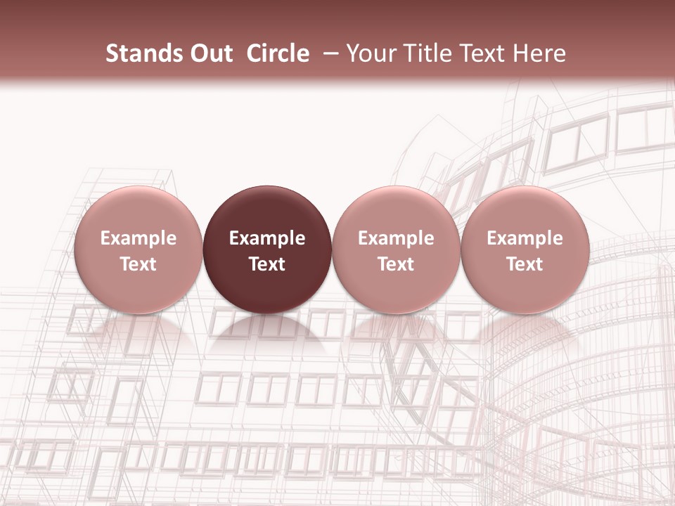 Tall Modern Construction PowerPoint Template