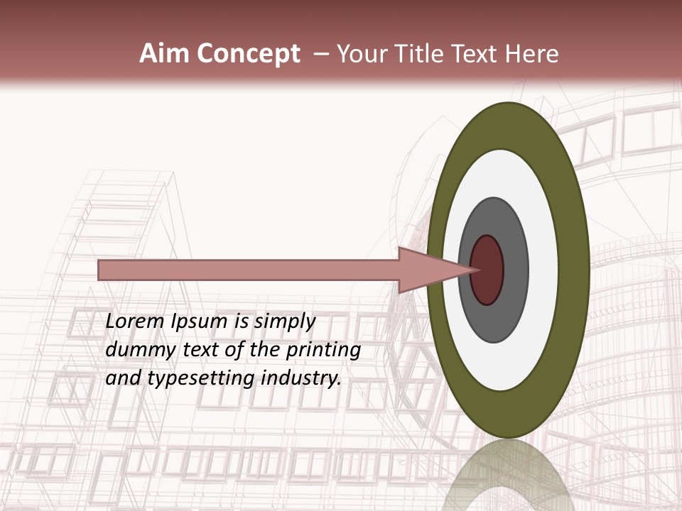 Tall Modern Construction PowerPoint Template