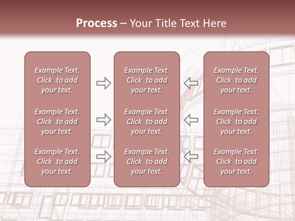 Tall Modern Construction PowerPoint Template
