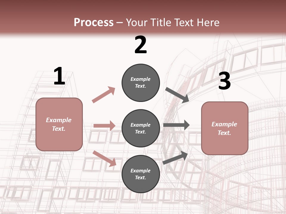 Tall Modern Construction PowerPoint Template