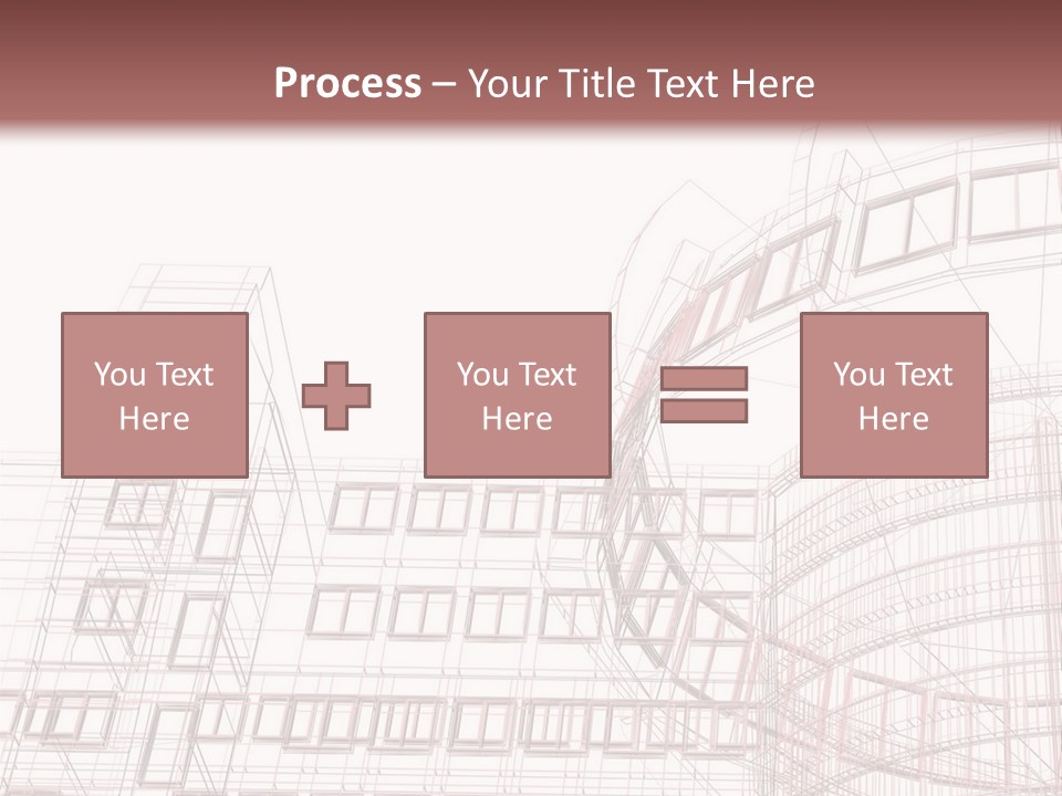 Tall Modern Construction PowerPoint Template