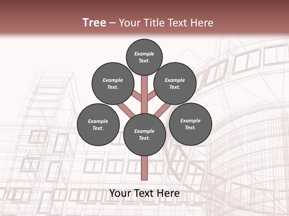 Tall Modern Construction PowerPoint Template