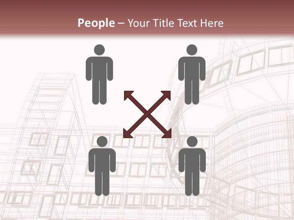 Tall Modern Construction PowerPoint Template