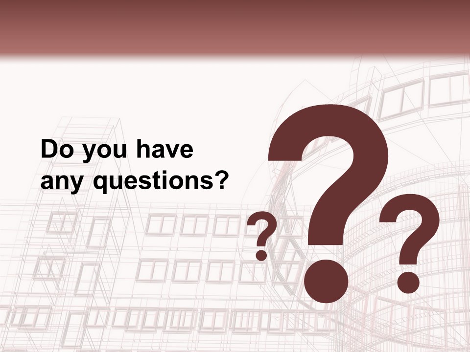 Tall Modern Construction PowerPoint Template