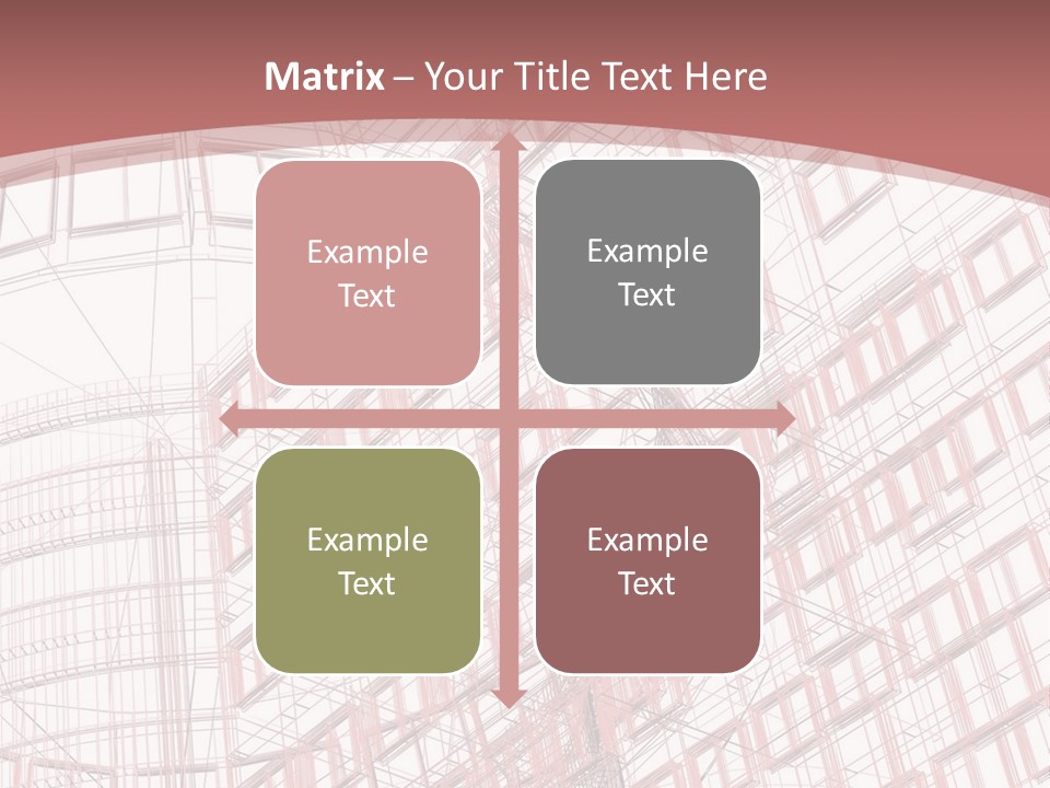 City Tall Square PowerPoint Template