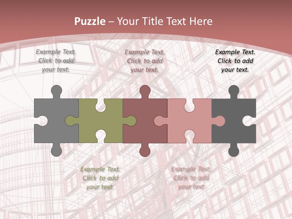 City Tall Square PowerPoint Template