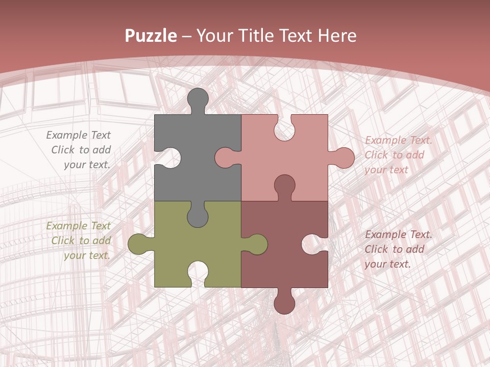 City Tall Square PowerPoint Template