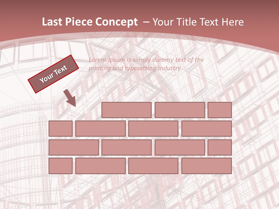 City Tall Square PowerPoint Template