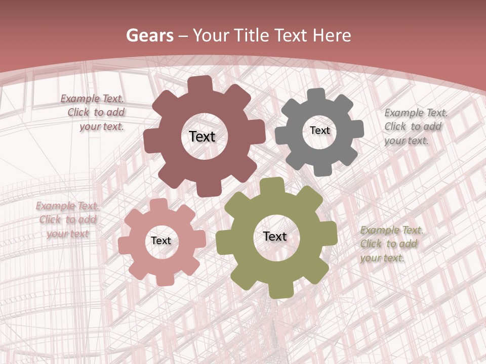 City Tall Square PowerPoint Template
