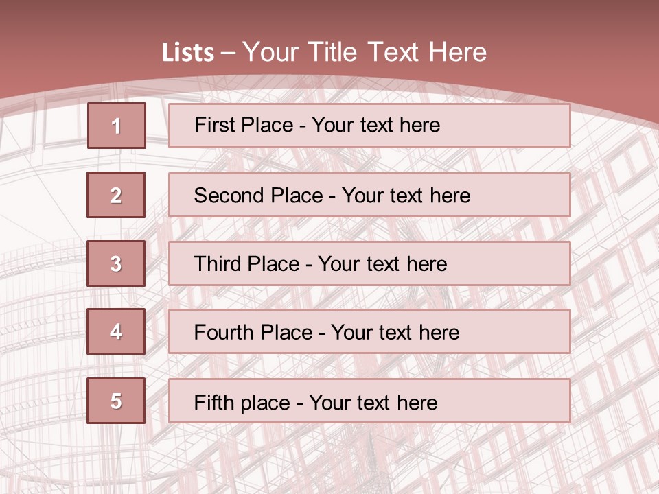 City Tall Square PowerPoint Template