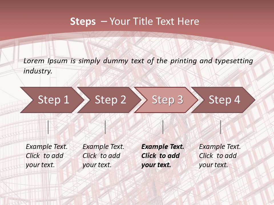 City Tall Square PowerPoint Template