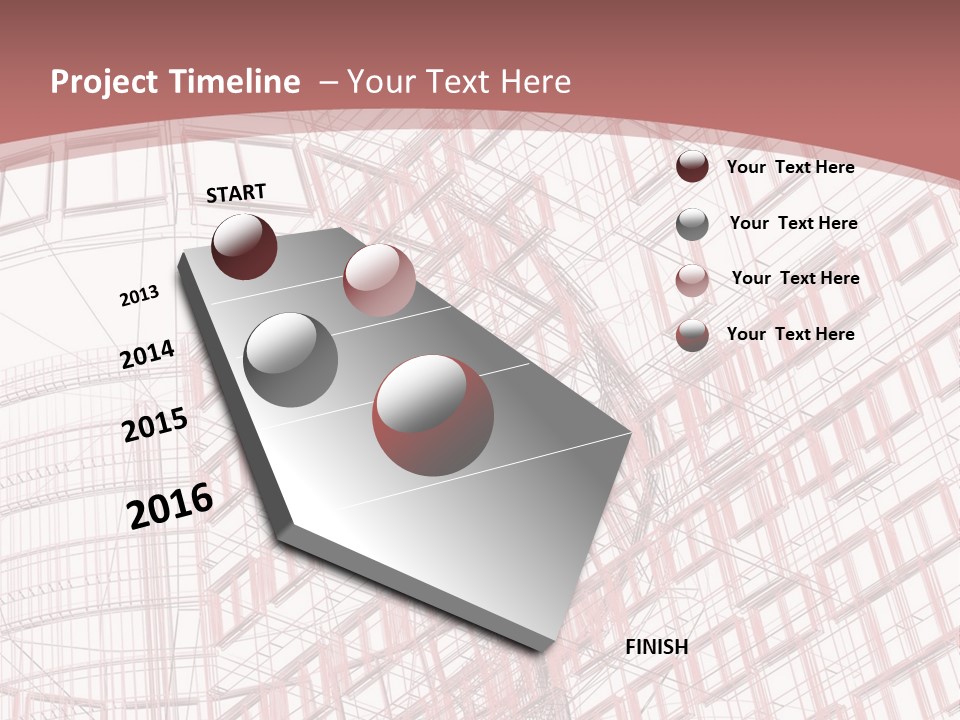City Tall Square PowerPoint Template