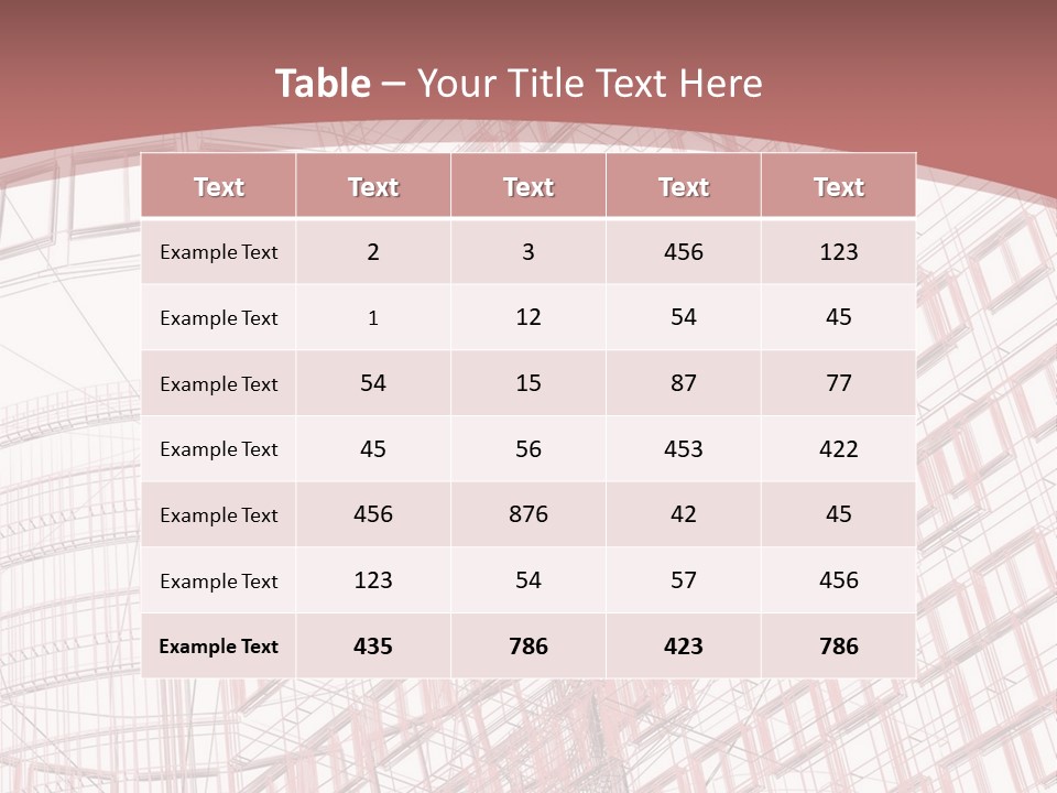 City Tall Square PowerPoint Template