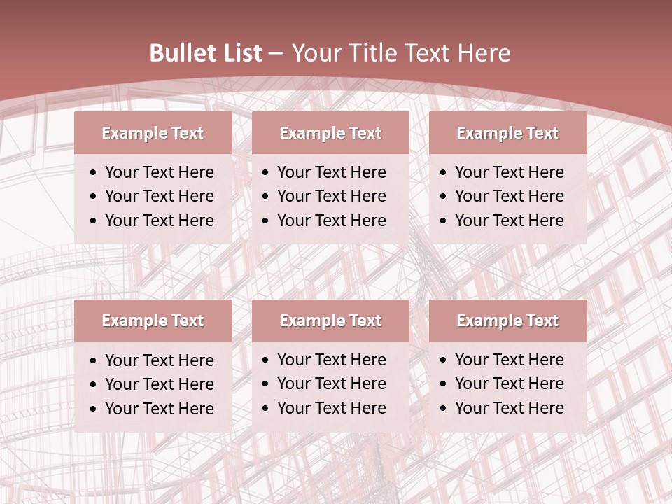 City Tall Square PowerPoint Template