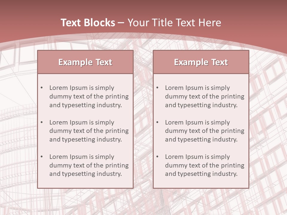 City Tall Square PowerPoint Template